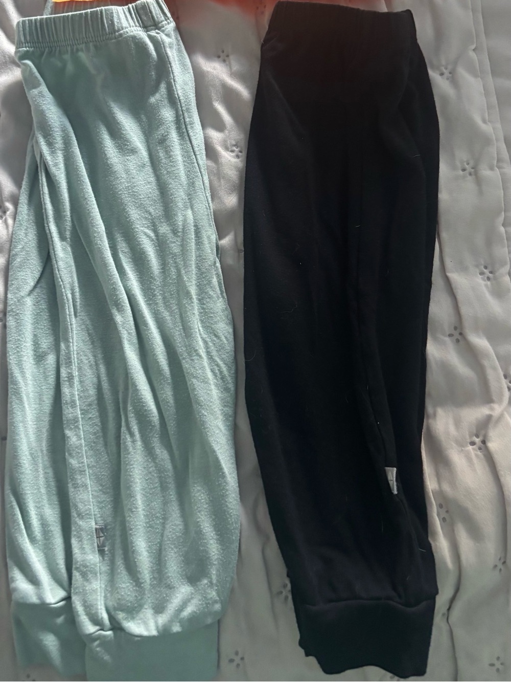 Kyte sage and black pants 6-12 months